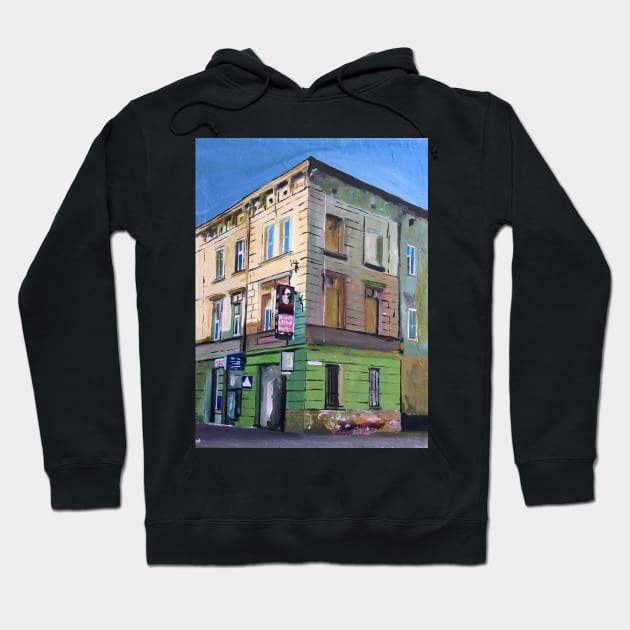 Krakow, Poland, Street Corner Hoodie by golan22may